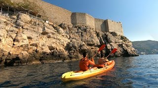 SmallGroup Sea Kayak and Snorkeling Tour in Dubrovnik [upl. by Nalad]