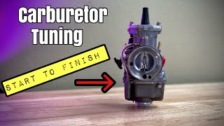 HOW TO TUNE A CARB  CARBURETOR step by step guided [upl. by Kcod481]