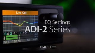 RME Audio  ADI2 Series EQ Settings [upl. by Chobot]