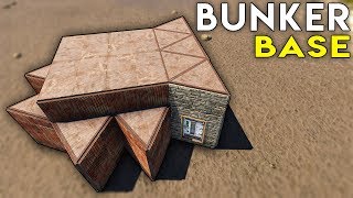 RUST BUNKER BASE  Easy MODULAR Hard to RAID [upl. by Palua]