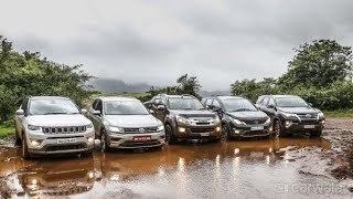 CarWale Off Road Day 2017  Top SUV Comparison [upl. by Sailesh]