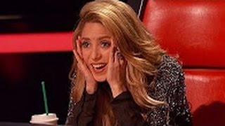 Shakira in The Voice 2016 A handsome man surprised [upl. by Eirok]