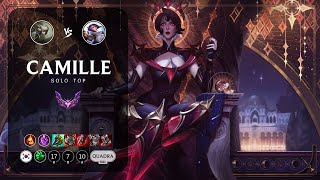 Camille Top vs Fiora  KR Master Patch 1321 [upl. by Carie]