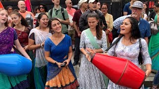 Hare Krishna kirtan by Kishori Yatra at Boston Ratha Yatra 2019 [upl. by Gannie]