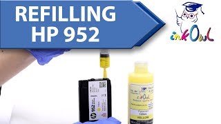 How to refill HP 952 953 954 955 956XL Ink Cartridges [upl. by Shelman]