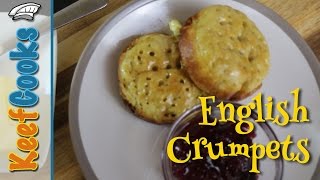 English Crumpets Recipe [upl. by Kaule755]