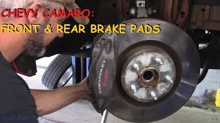 Chevy Camaro Brembo Brakes Front amp Rear Replacement [upl. by Tem]