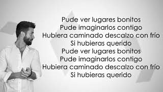 Pablo Alborán  Si Hubieras Querido LetraLyrics [upl. by Wulfe813]