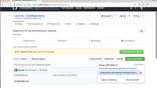 Creating a Simple Github Pull Request [upl. by Marika]