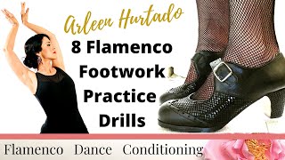 Flamenco Dance Online  8 Footwork Practice Drills [upl. by Congdon]