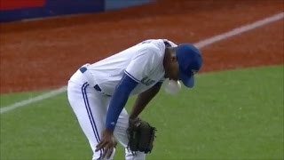 MLB Dropped Fly Balls [upl. by Ellerehc]