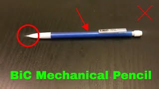 ✅ How To Use BiC Mechanical Pencil Review [upl. by Ahsatniuq]