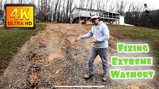 Fixing A Horribly Graded Gravel Driveway  DigginLife21 [upl. by Ahsyia]