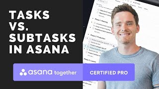 Tasks vs Subtasks in Asana [upl. by Dag]