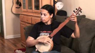 Rhiannon Giddens plays on her gourd banjo quotBriggs Corn Shuckin Jig quot and quotCamptown Hornpipe [upl. by Eggett]