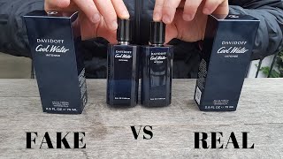 Fake vs Real Davidoff Cool Water Intense Perfume 100 ml Eau De Parfum [upl. by Launcelot]