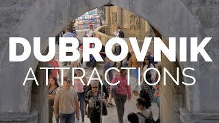 10 Top Tourist Attractions in Dubrovnik  Travel Video [upl. by Milburt644]