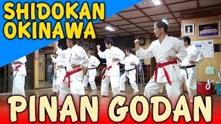 PINAN GODAN  OKINAWA SHIDOKAN shorin ryu [upl. by Daenis]