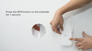 How to Set Up TPLink Range Extender RE315 via WPS [upl. by Kamin769]