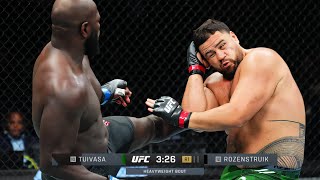 Tai Tuivasa vs Jairzinho Rozenstruik  FULL FIGHT RECAP [upl. by Ernesta374]