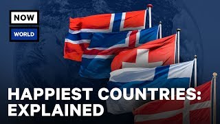 Happiest Countries In The World Explained  NowThis World [upl. by Accemahs]