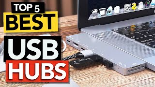 ✅ TOP 5 Best USB Hubs to buy this year [upl. by Cartwright]