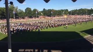 Scotland The Brave 1400 pipers and drummers [upl. by Notsuj880]