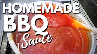 Easy Barbecue Sauce Recipe  The Best Homemade BBQ Sauce ever [upl. by Ellessig]