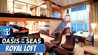 Oasis of the Seas  Royal Loft Suite Tour amp Review 4K  Royal Caribbean Cruise [upl. by Leitao898]