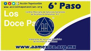 Pasos de AA  Sexto paso AUDIO [upl. by Adnawak692]