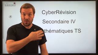 CyberRévision 2018  Mathématiques — Examen du ministère de secondaire 4 TS [upl. by Teraj]