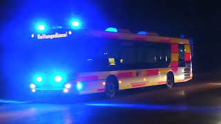 SBahnUnfall in Schäftlarn  Einsatzfahrten Feuerwehr Rettungsdienst THW amp Polizei [upl. by Naot546]