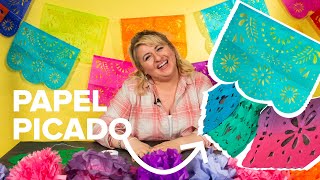 DIY Papel Picado Mexican Perforated Paper [upl. by Nolrev628]