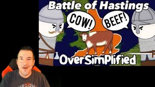 HASTINGS  OVERSIMPLIFIED  Historian Reaction The War that Changed the English Language [upl. by Haidebej802]