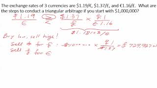Triangular Arbitrage [upl. by Liuqa]