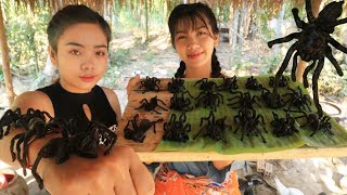 Yummy cooking spider recipe  Cooking skill [upl. by Hike]