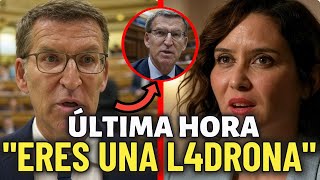 🚨Feijóo ESTALLA contra Ayuso y la PONE EN SU SITIO en el PARLAMENTO tras su TRAICIÓN😱 [upl. by Drarrej335]