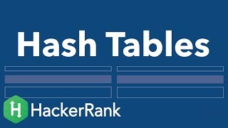 Data Structures Hash Tables [upl. by Ellednahc]