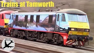 Trains at Tamworth  210218 [upl. by Goetz842]