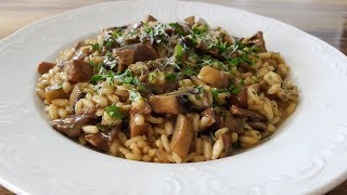 How to Make Mushroom Risotto  Best Mushroom Risotto Recipe [upl. by Aietal]