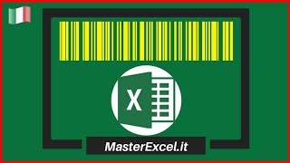 MasterExcelit  Gestione con Codici a Barre su Excel  Lezione 1 Introduzione [upl. by Ahsemad]