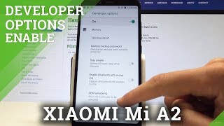 How to Enable Developer Options on XIAOMI Mi A2  Allow OEM Unlock amp USB Debugging [upl. by Siouxie503]