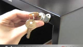 How to Install File Cabinet Lock [upl. by Ffoeg179]