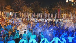 Aquaventure After Dark  Dubai Water Park Party  Atlantis The Palm [upl. by Else]