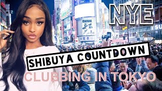 CLUBBING IN GHETTO ROPPONGI Tokyo NYE Shibuya Countdown 20182019 [upl. by Chelsae]