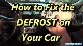 How to Fix the Defrost in Your Car or Truck [upl. by Locke]