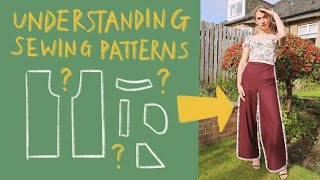 How to understand sewing patterns for beginners [upl. by Neysa]