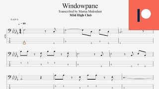 Mild High Club  Windowpane bass tab [upl. by Phillips102]