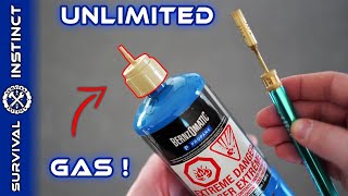 Best way to refill a butane lighter or torch [upl. by Eceinhoj]