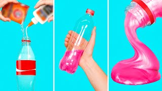 Super Fast Slime Recipe DIY 30 SECONDS Bottle Slime [upl. by Anavrin]